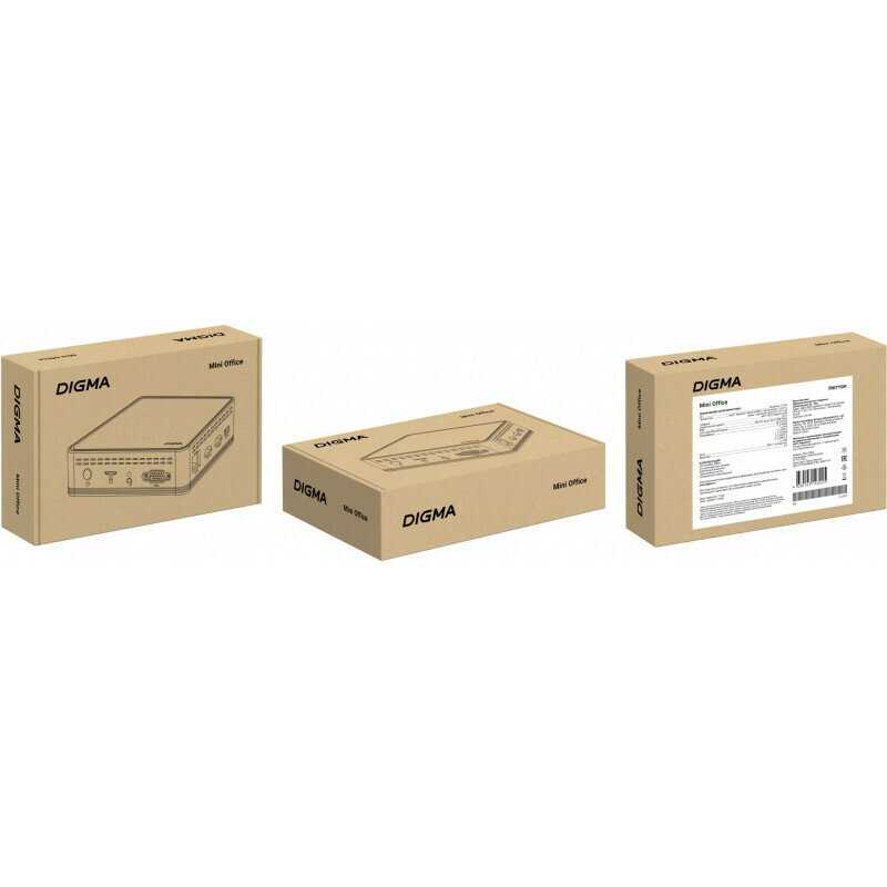 Мини ПК Digma Mini Office Intel Celeron N4020/8Gb/SSD256Gb фотография 18