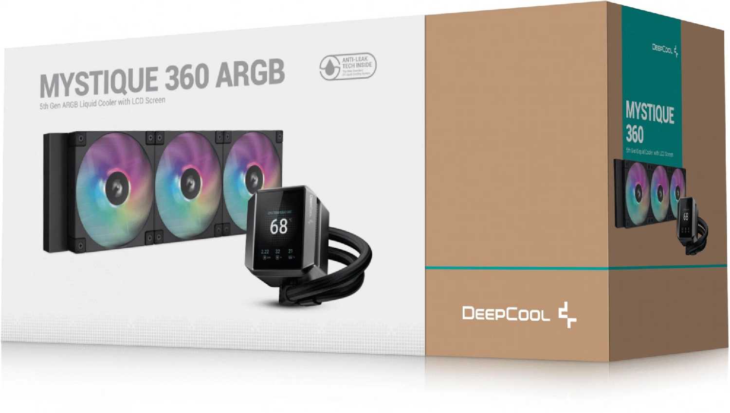 Система жидкостного охлаждения DeepCool MYSTIQUE 360 ARGB (R-LX750-BKADSNC-G-1) фотография 9