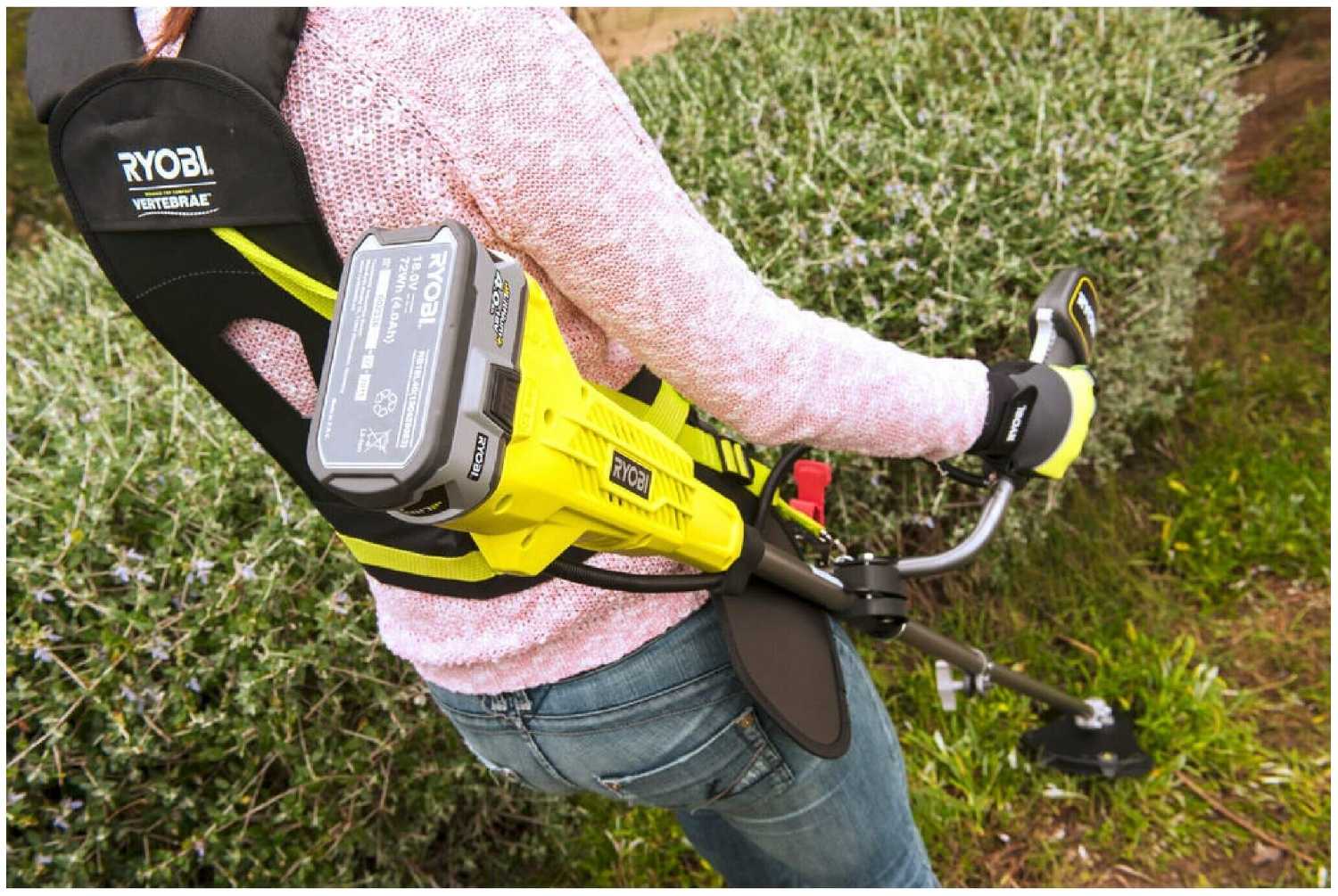 Триммер аккумуляторный RYOBI OBC 1820B фотография 11