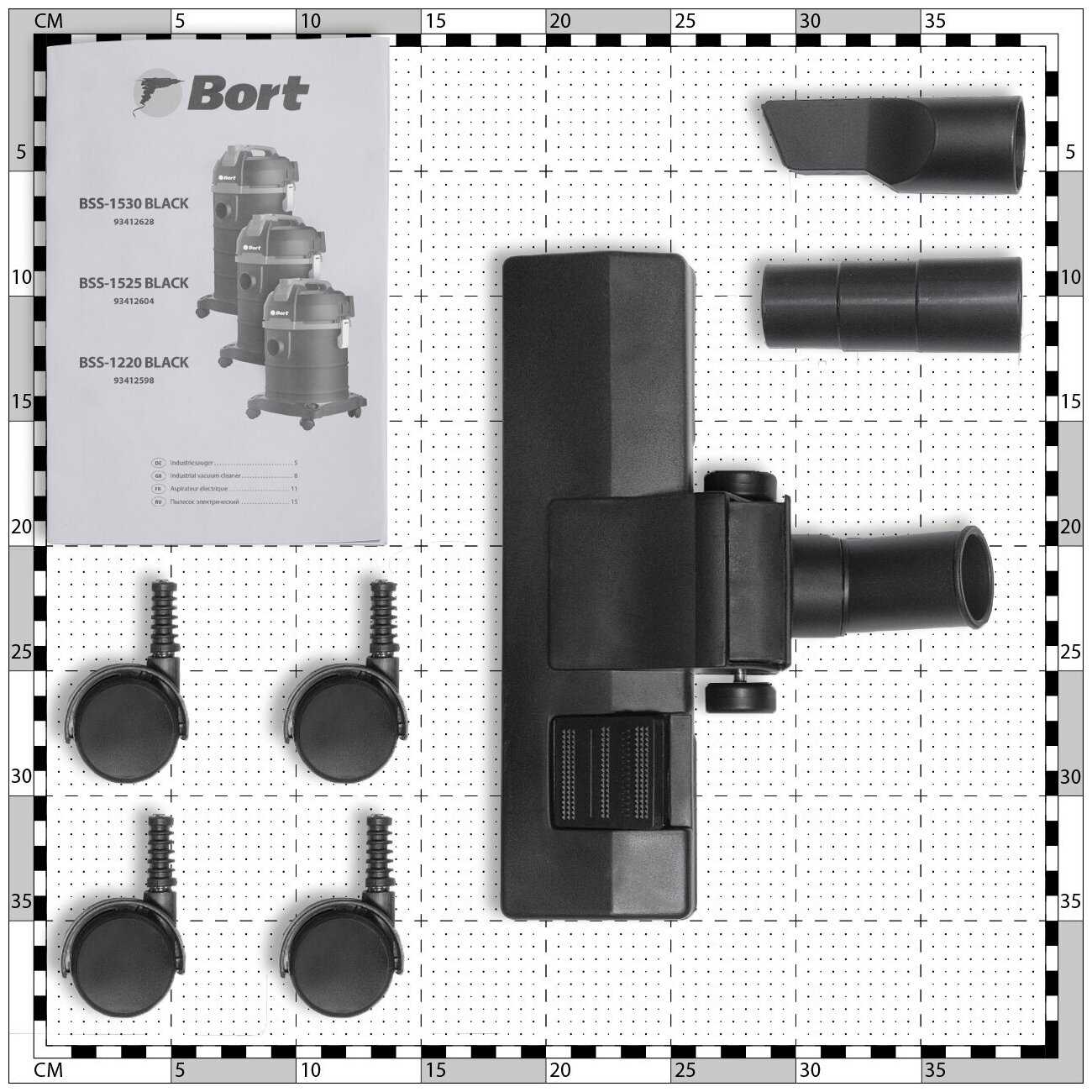Пылесос для сухой и влажной уборки Bort BSS-1530 BLACK фотография 4