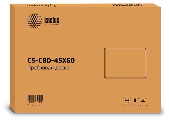 Доска пробковая cactus CS-CBD-45X60 фотография 2