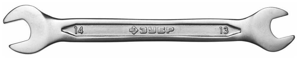 Ключ рожковый ЗУБР 27010-13-14, 14 мм х 13 мм фотография 12