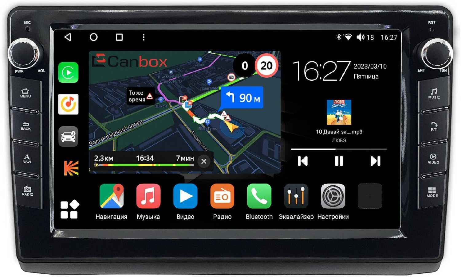 Штатная магнитола Canbox M-Line (7825-10-1422)
