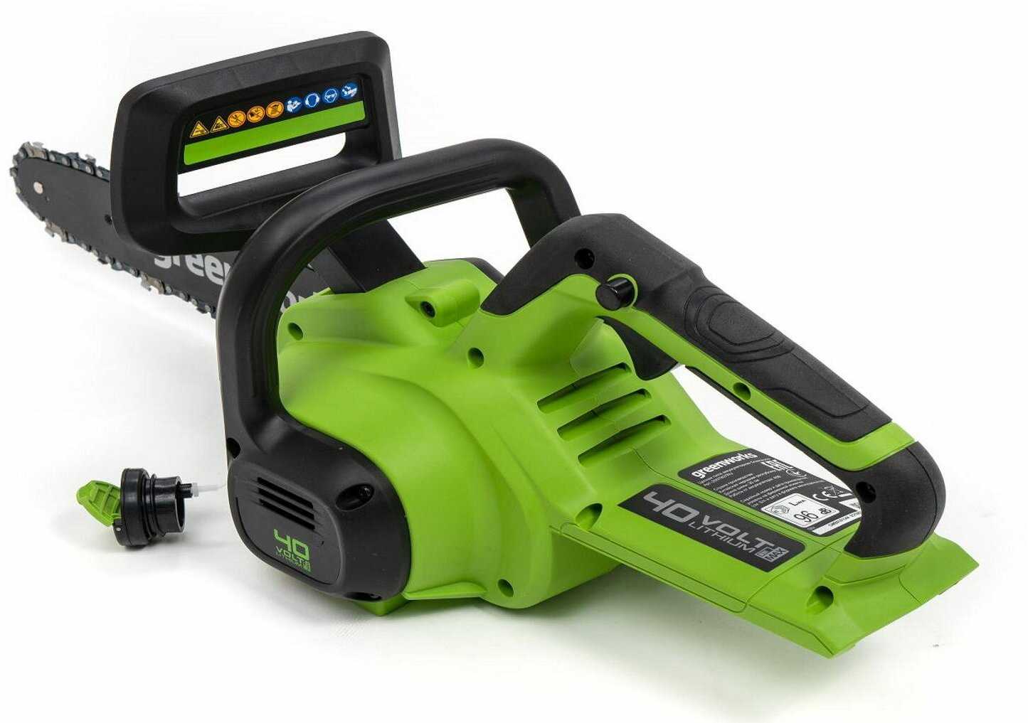 Цепная пила Greenworks G40CS30IIK2 фотография 18