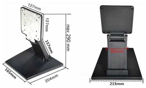 Кронштейн Brateck DZ1B (черный) фотография 8