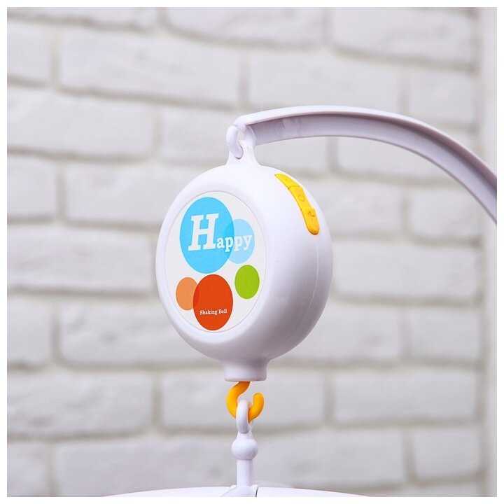 Мобиль музыкальный «Облака. Машинки», работает от батареек фотография 2