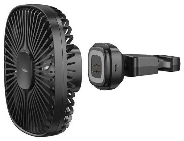 Портативный вентилятор Baseus Natural Wind Magnetic Rear Seat Fan фотография 3