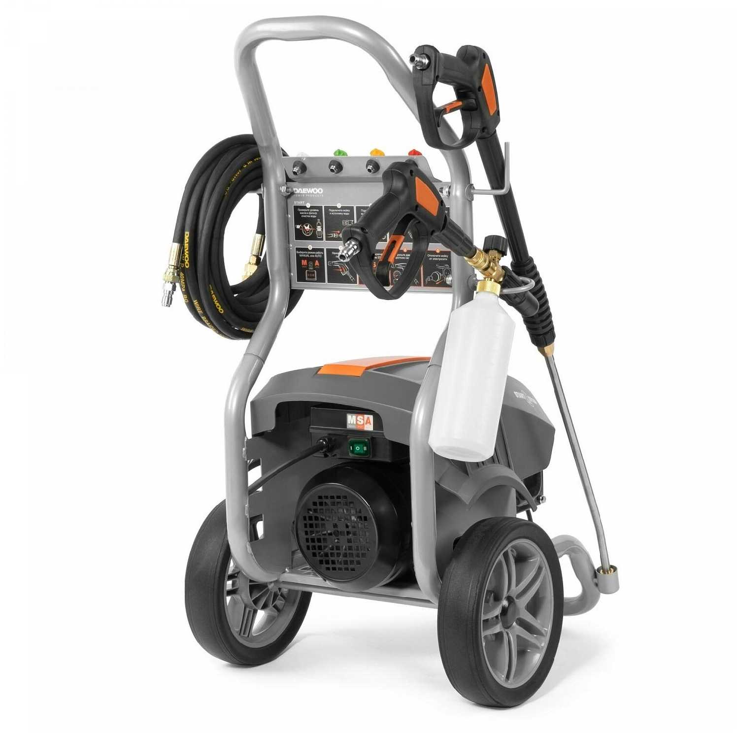 Мойка высокого давления DAEWOO DAW 2500SW (2.5кВт, 120бар, 900л/час) фотография 3