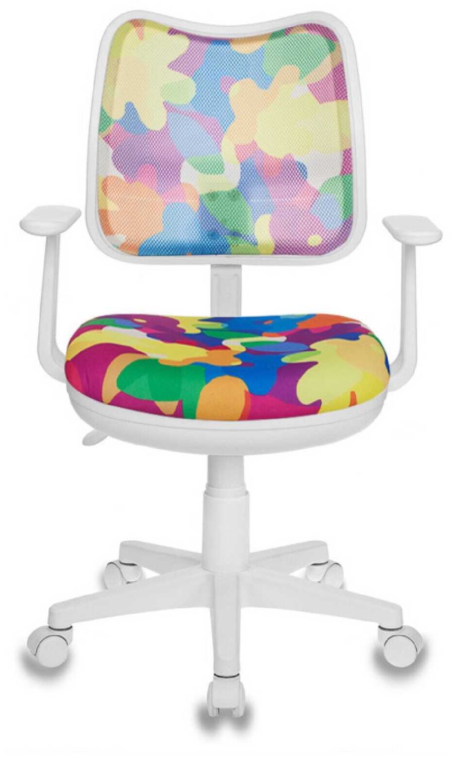 Кресло компьютерное детское, Бюрократ CH-W797, стул компьютерный яркий, для школьника