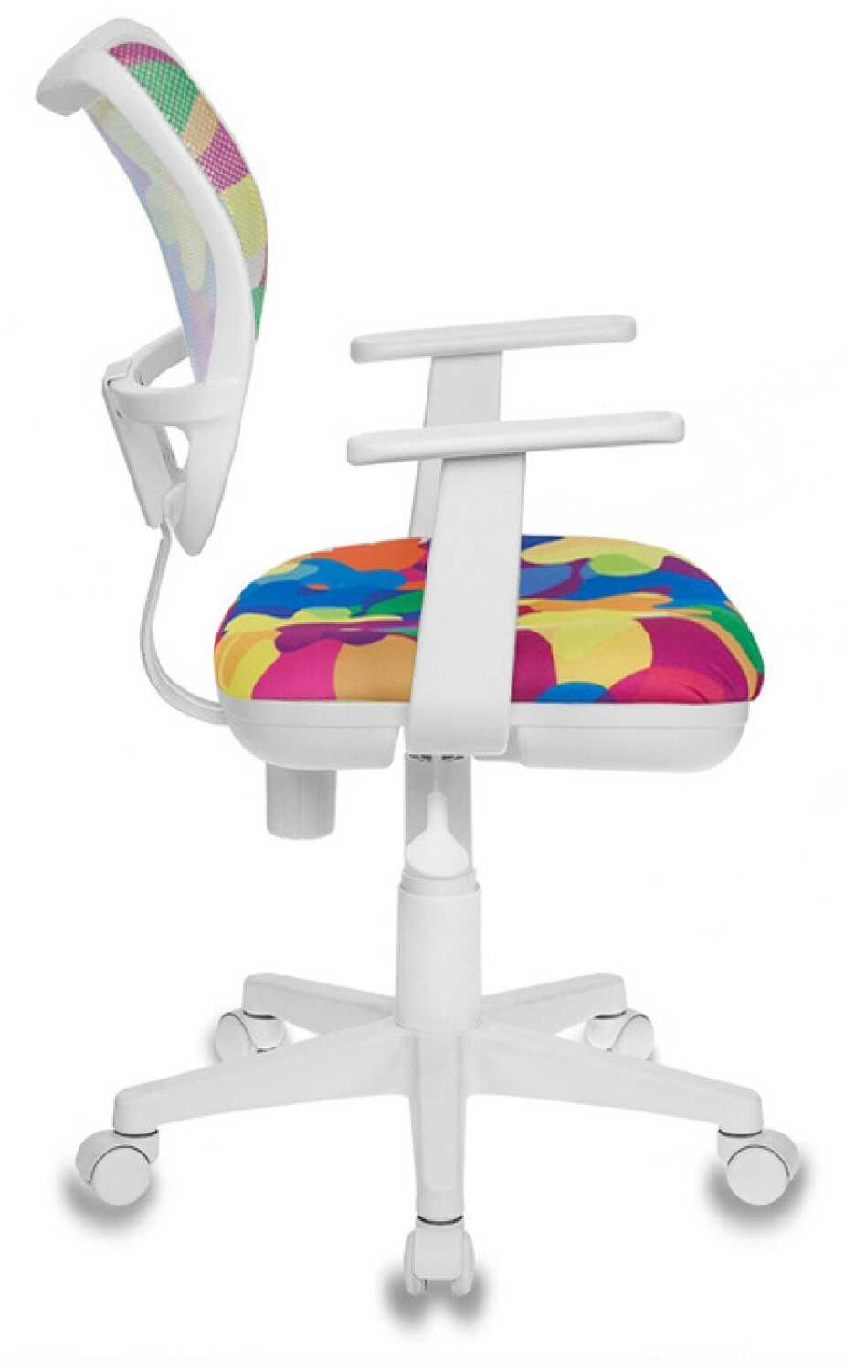 Кресло компьютерное детское, Бюрократ CH-W797, стул компьютерный яркий, для школьника фотография 1