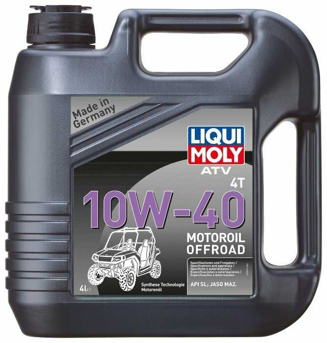 Синтетическое моторное масло LIQUI MOLY ATV 4T Motoroil Offroad 10W-40