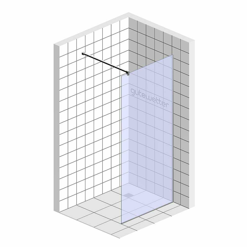 Душевая перегородка GWMPWA8STB 70x198 см, стекло закаленное 8 мм фотография 6
