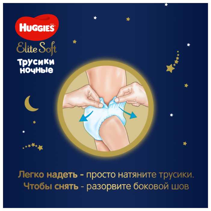 Huggies трусики ночные Elite Soft 3 (6-11 кг) 23 шт. фотография 7