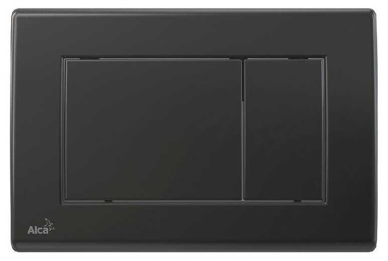 AlcaPlast M278 Кнопка смыва, черная матовая фотография 14