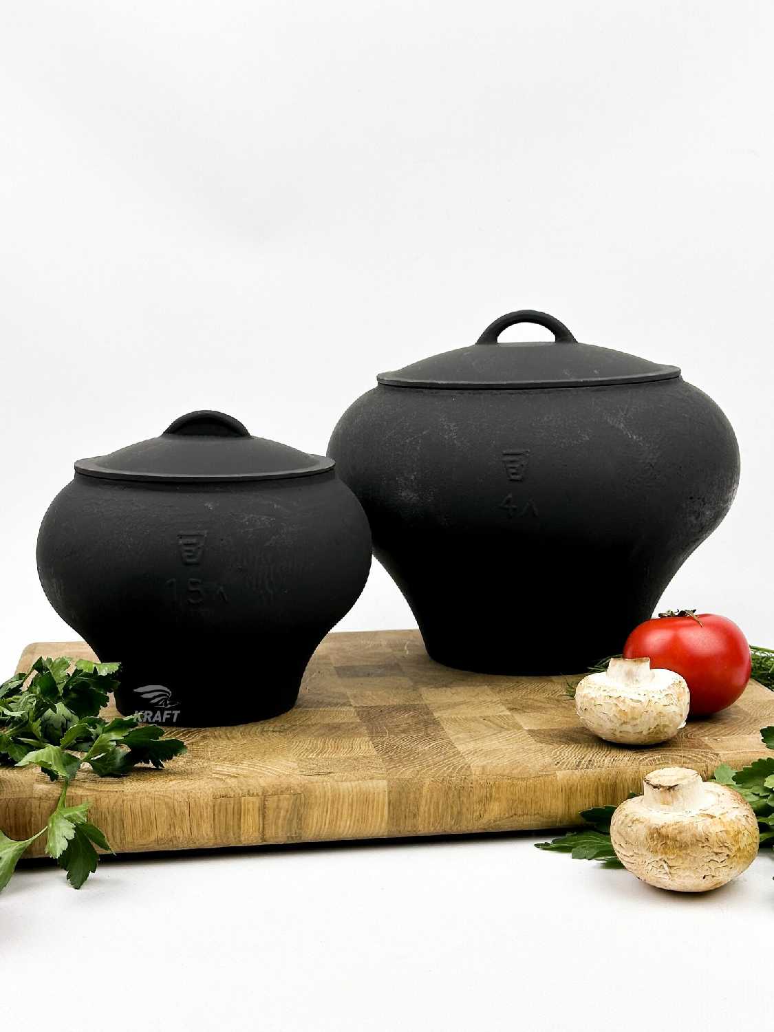 Комплект чугунных горшков Комплект чугунных горшков (2.5 л и 4 л) фотография 6