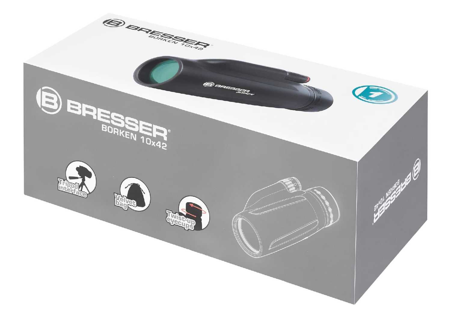 Монокуляр Bresser Borken 10x42 фотография 14