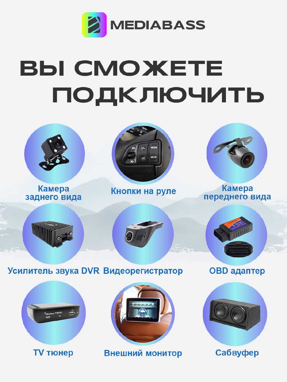 Магнитола MEDIABASS Skoda A7 2013-2023, 2/32ГБ, с крутилками / Шкода А7 + Переходная рамка фотография 13