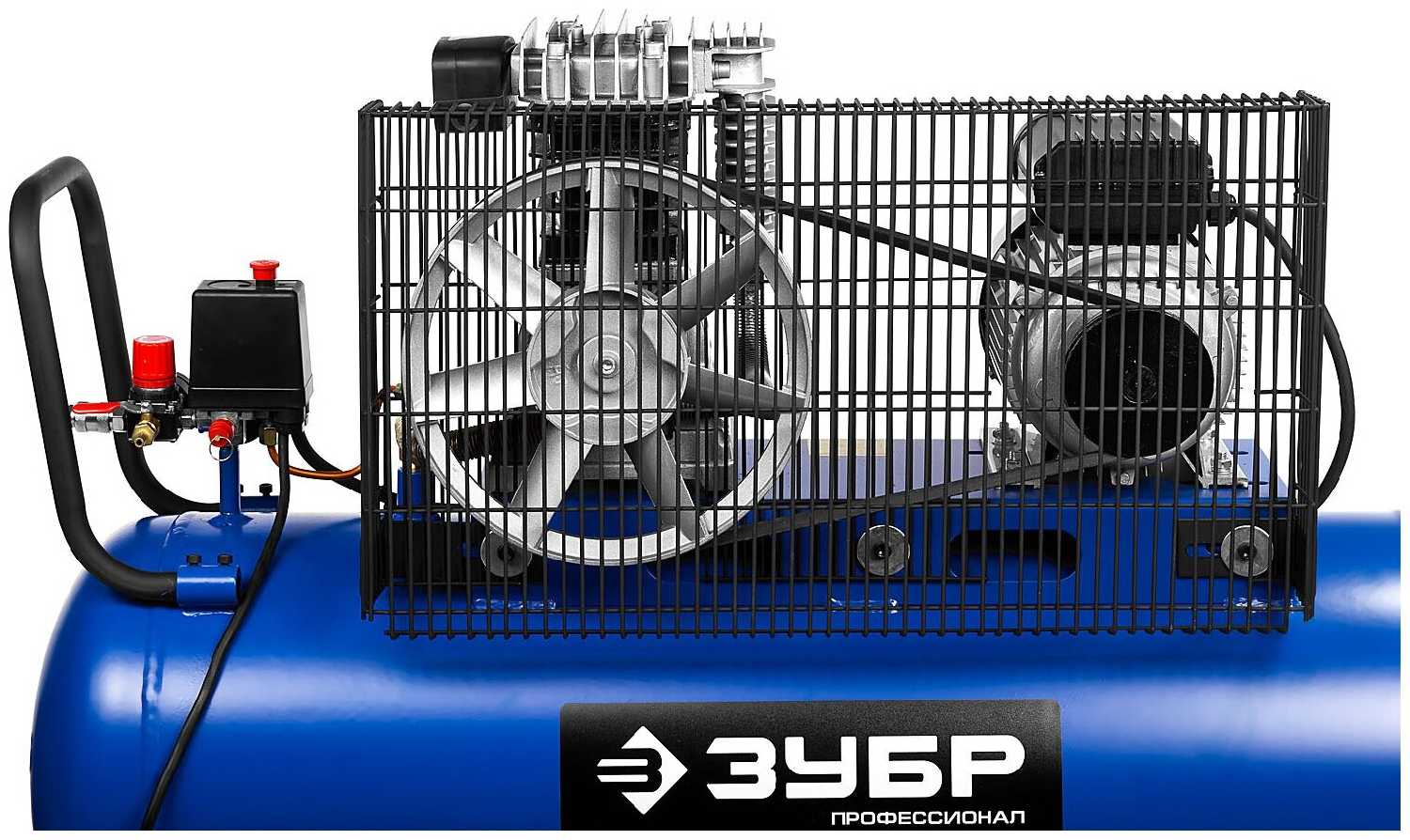 Компрессор ЗУБР ЗКПМ-440-100-Р-2.2, 2.2 кВт фотография 4