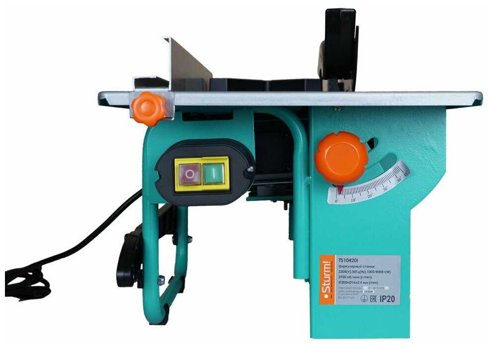 Распиловочный станок Sturm! TS10420I, 1000 Вт фотография 8