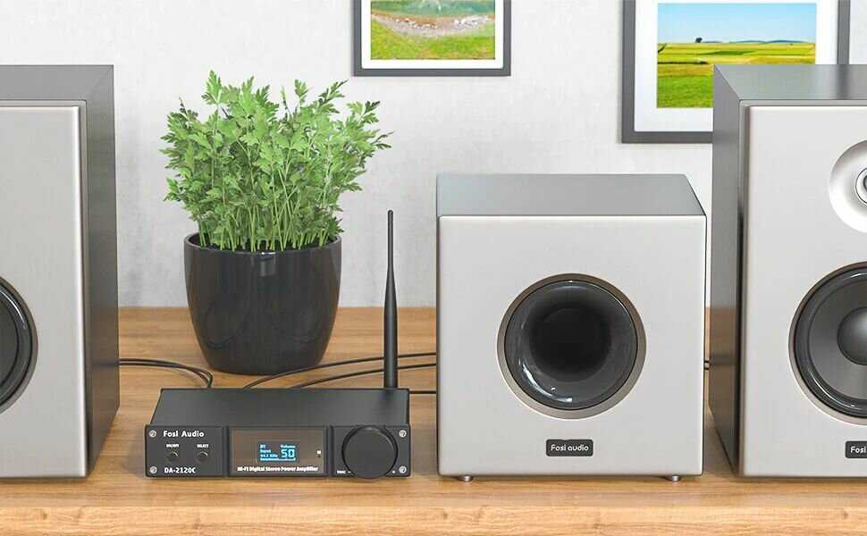 Усилитель с ЦАП Fosi Audio DA2120C фотография 5