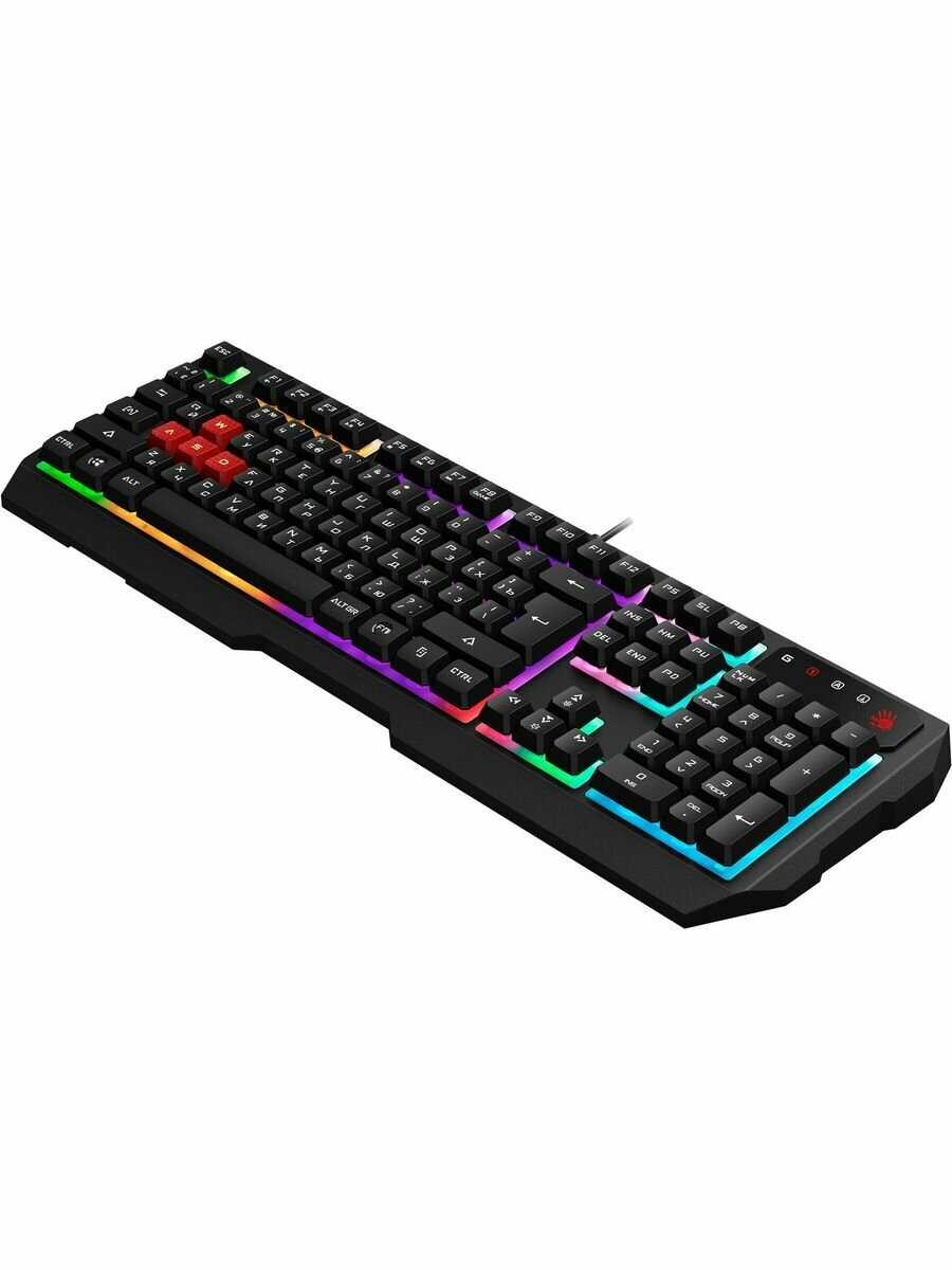 Клавиатура A4Tech Bloody B130N USB Multimedia for gamer LED (B130N) фотография 17