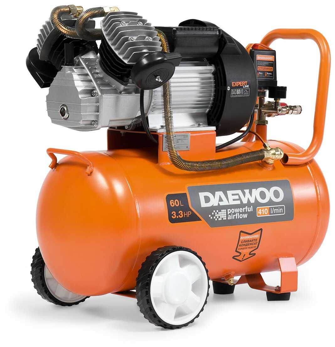 Компрессор Daewoo Power Products DAC 60VD, 2.4 кВт фотография 1