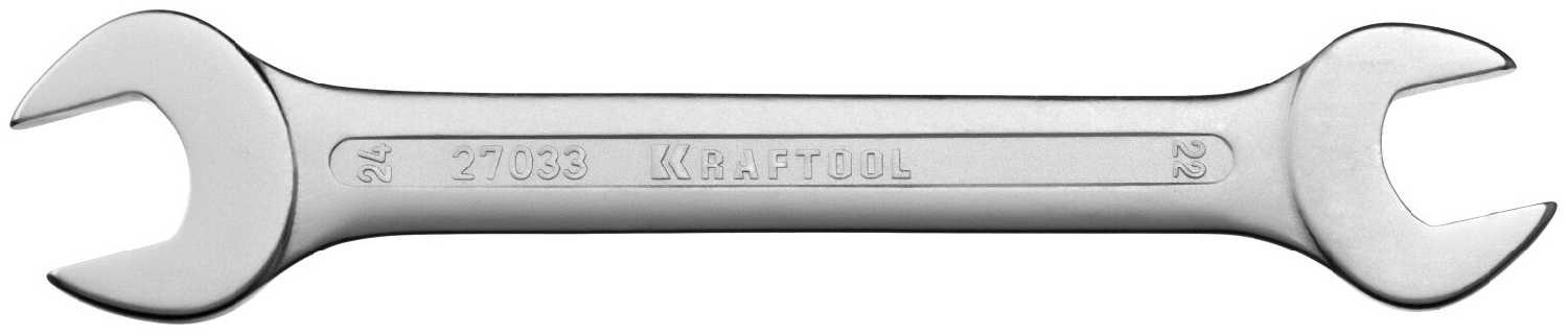 Ключ рожковый Kraftool 27033-22-24, 24 мм х 22 мм