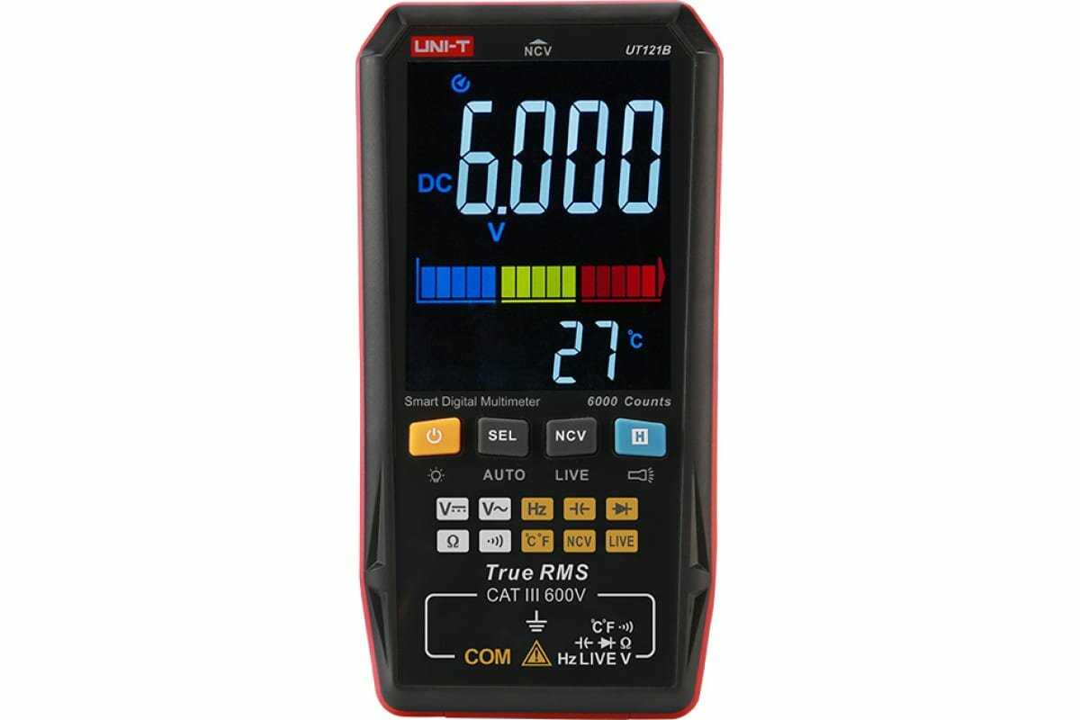 Цифровой карманный ультратонкий мультиметр UNI-T UT121B (00-00012004)