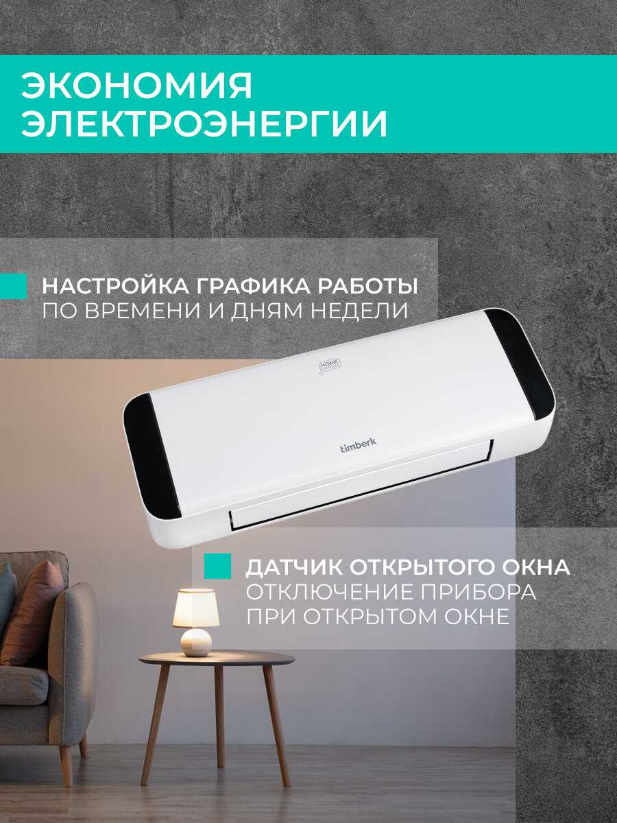 Тепловентилятор Timberk T-FH2000-H19MC-WF фотография 5