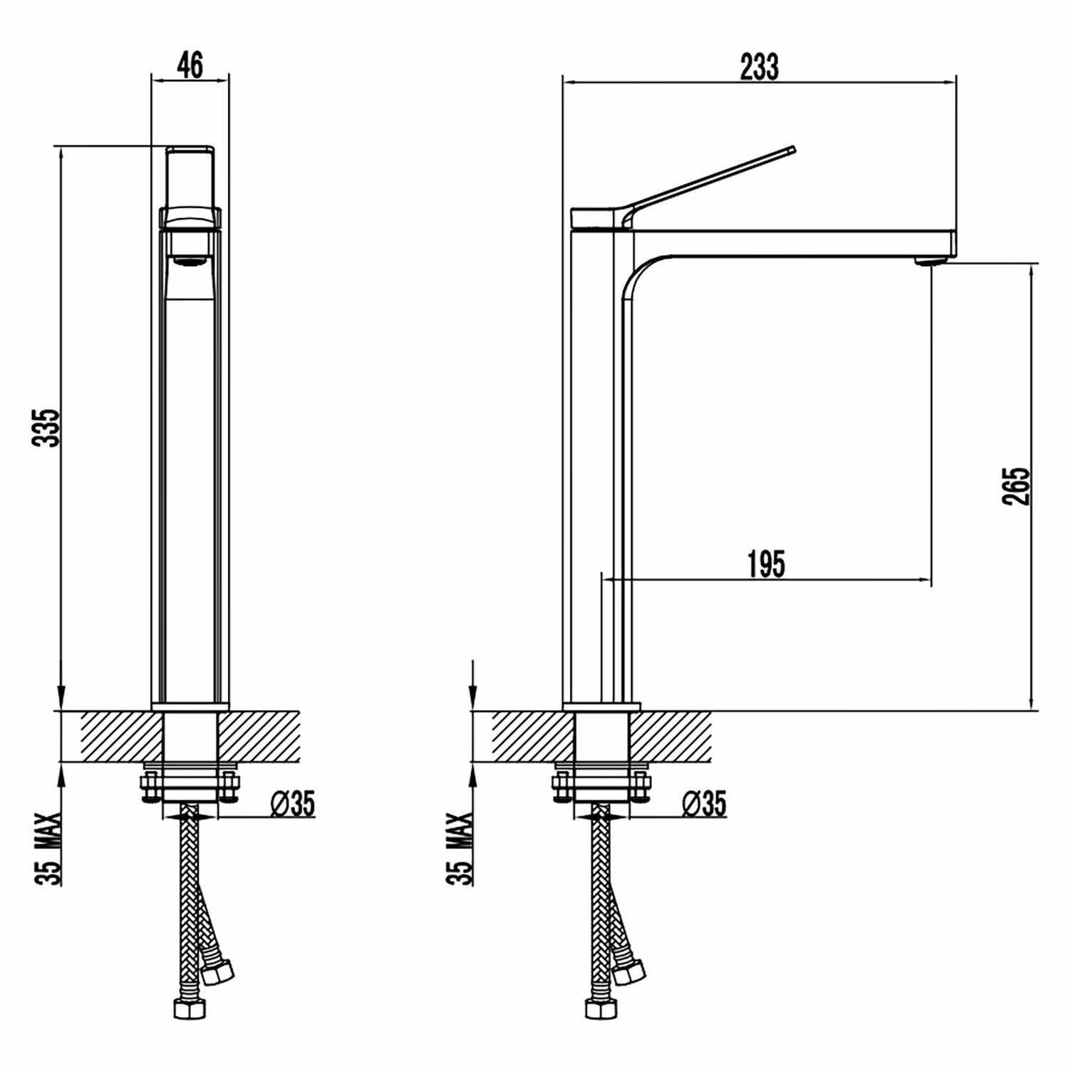 Смеситель Azario VISE (AZ-VQQ168R30AJ) фотография 3