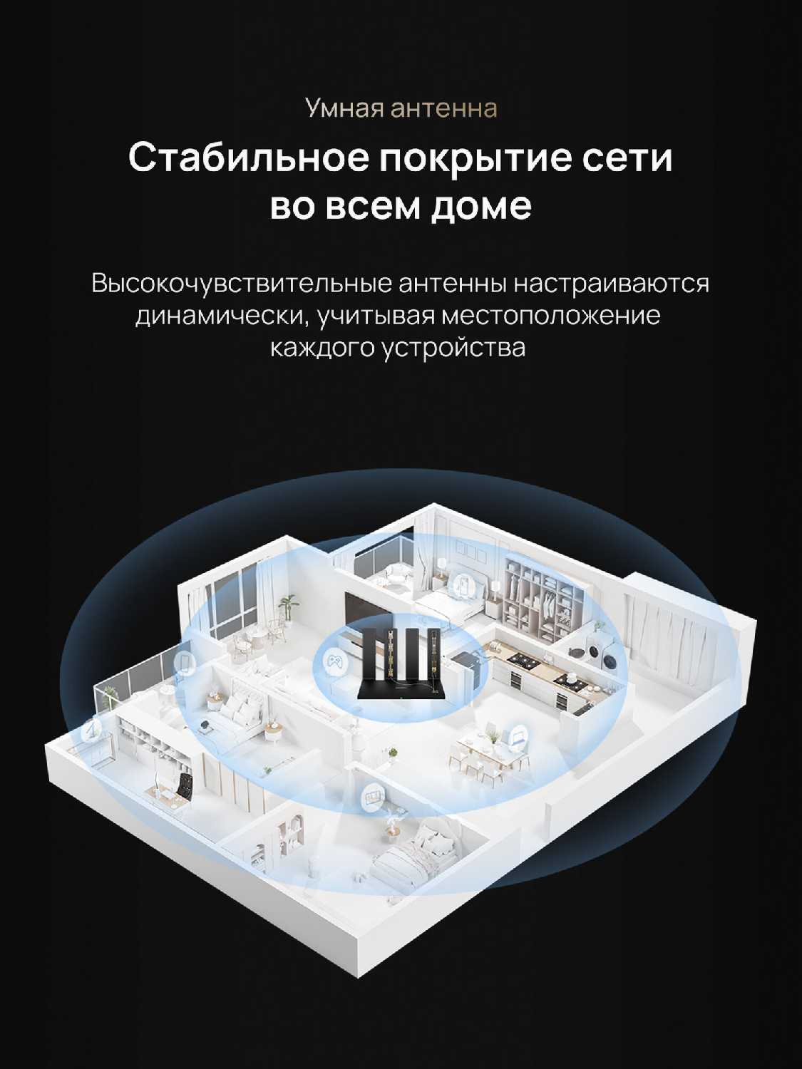 Роутер HUAWEI WiFi BE3 Pro YGJN-BE33-20 черный фотография 5