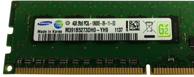 Оперативная память Samsung DDR3 UDIMM (M391B5273DH0-YH9) фотография 1