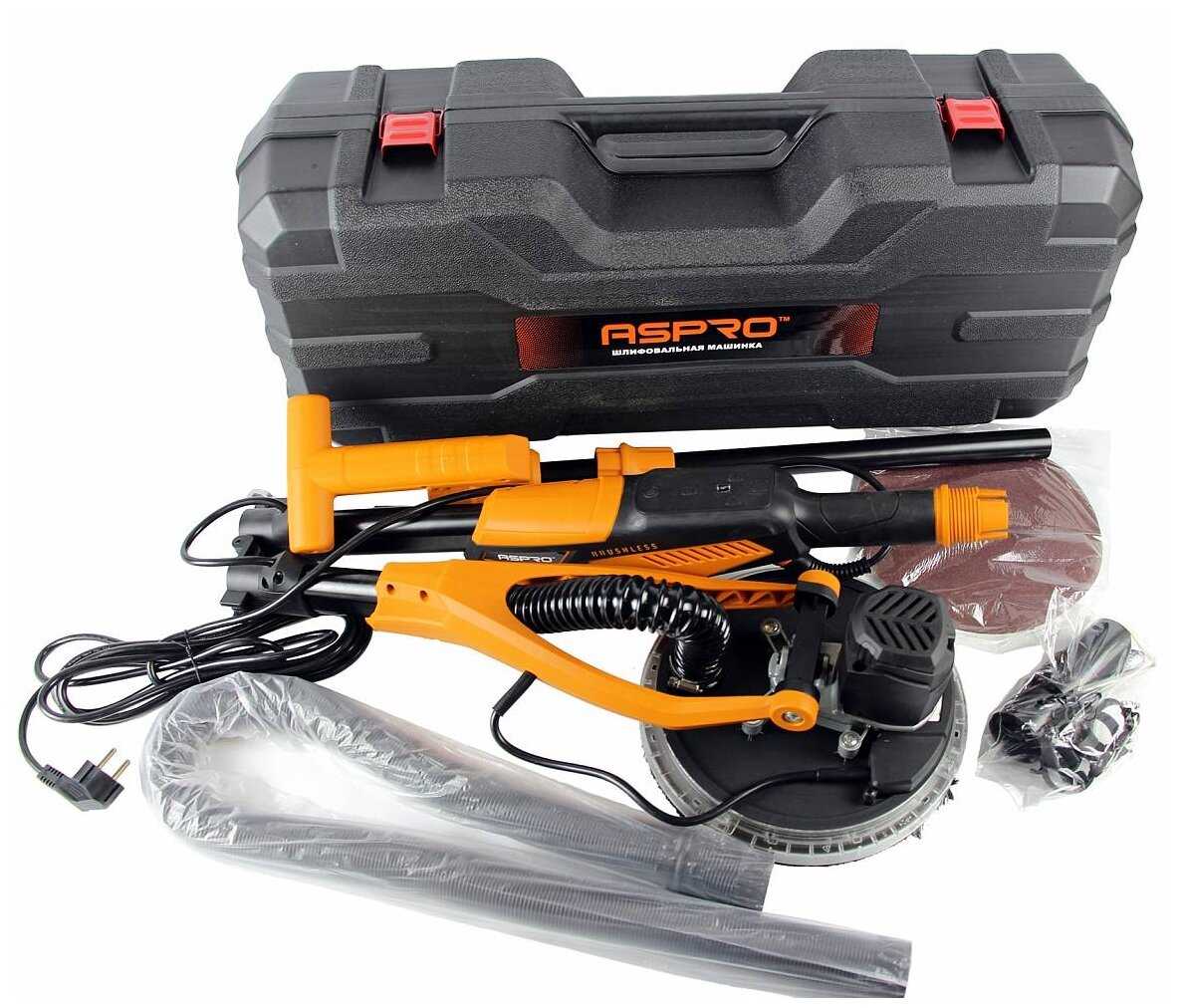 Шлифмашина для стен и потолков ASPRO ASpro-1010A фотография 10