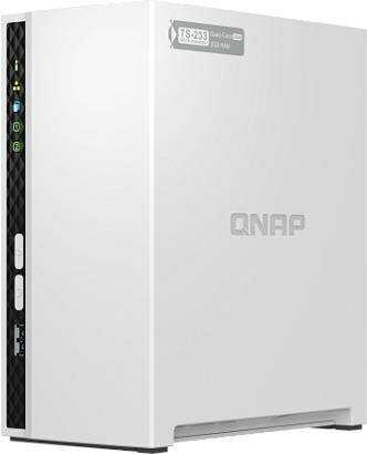 NAS QNAP TS-233 2 HDD trays, ARM 4-core Cortex-A55 2.0GHz, ram 2 GB, 1x1GbE, 2xUSB 2.0 port, 1xUSB 3.2 Gen 1