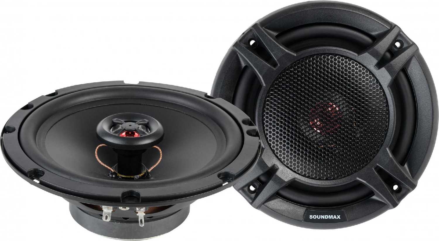 Колонки автомобильные Soundmax SM-CSI602 180Вт 91дБ 4Ом 16.5см (6 1/2дюйм) (ком:2кол.)