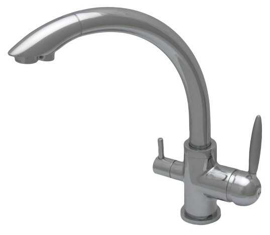 Смеситель для кухни (мойки) Seaman Barcelone SSL-5381 Water, рычажный фотография 1