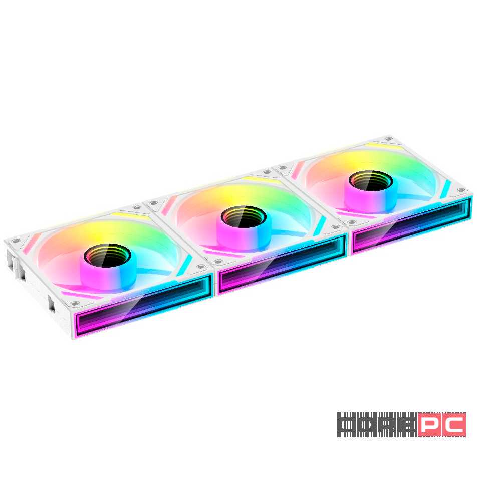 Вентилятор для корпуса XASTRA FS120W ARGB White (3шт.) (FS120-3WA-SXX-GL) фотография 4