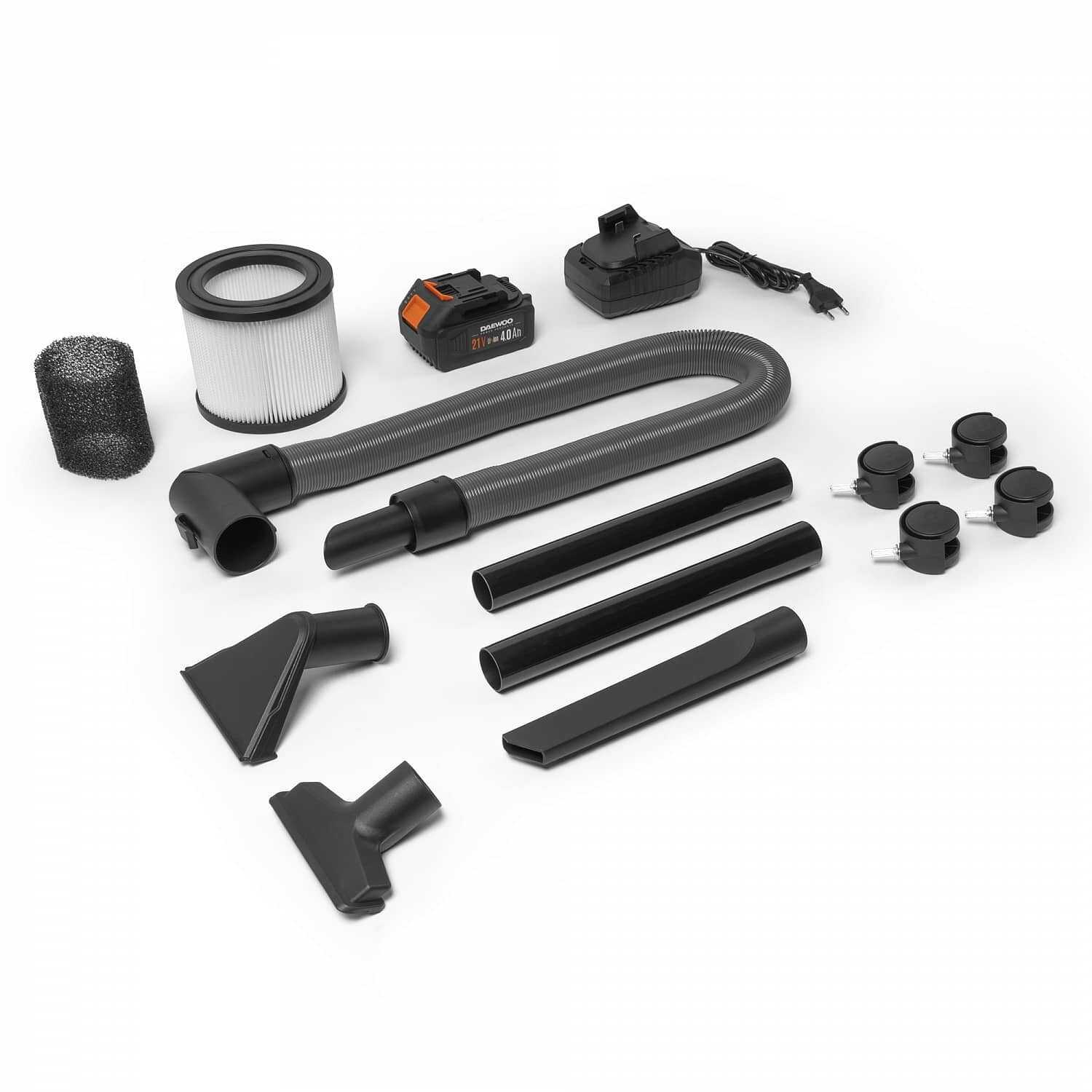 Пылесос аккумуляторный DAEWOO DAVC 1621Li SET фотография 19