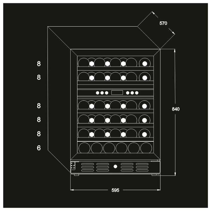 Винный шкаф Meyvel MV46-KBT2 фотография 5