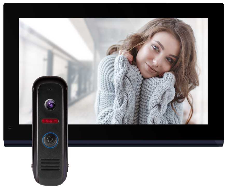 Комплект WIFI видеодомофона COMFY 10 DARK FHD WIFI KIT фотография 4