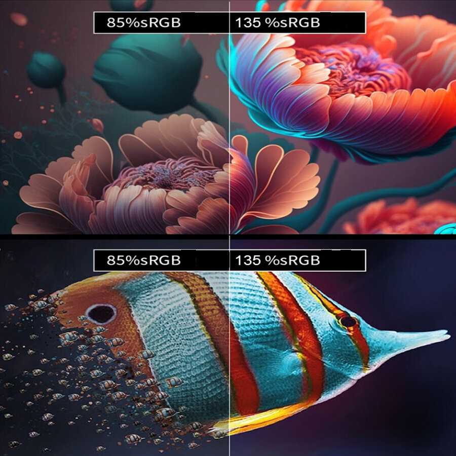 Монитор 34 дюйма Изогнутый экран 4K 165 Гц 144 Гц дисплей 21:9 WQHD 3440x1440 фотография 6