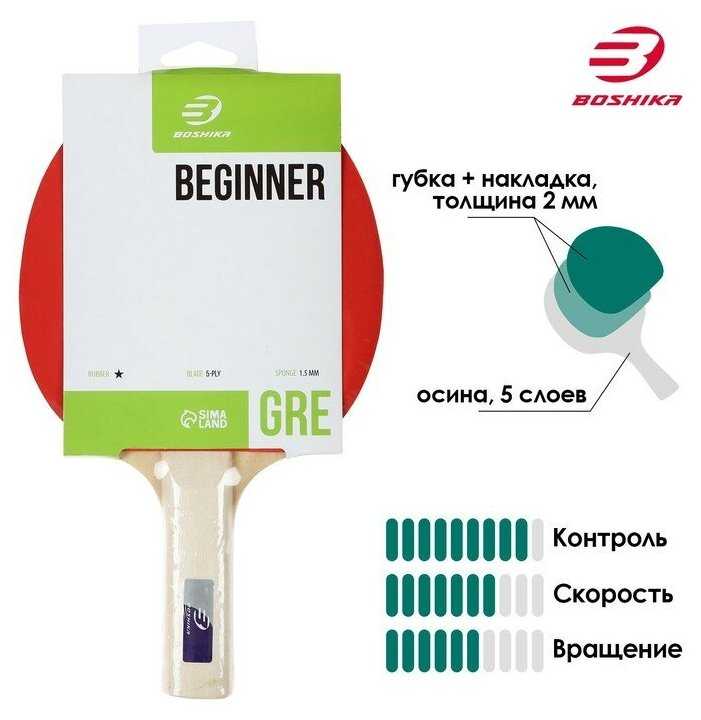 Ракетка для настольного тениса BOSHIKA