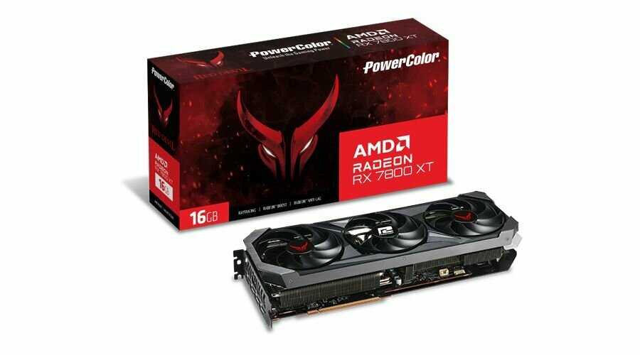 Видеокарта PowerColor RX 7800XT Red Devil [16 ГБ]