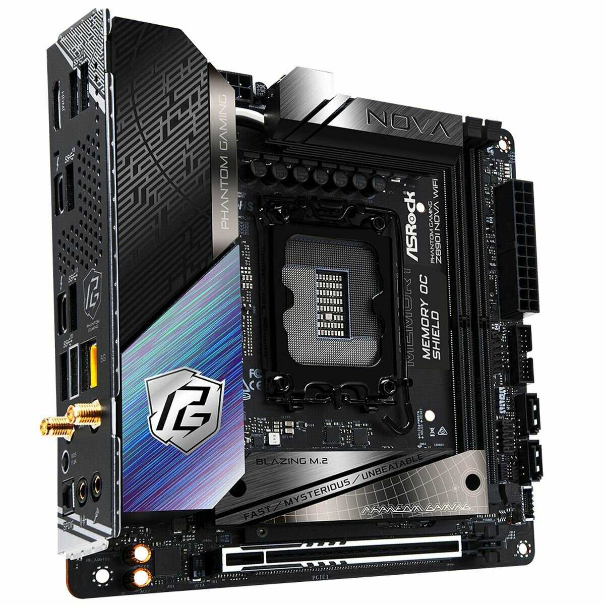 Материнская плата ASRock Z890I NOVA WIFI, LGA1851, Intel Z890, Mini-ITX фотография 3