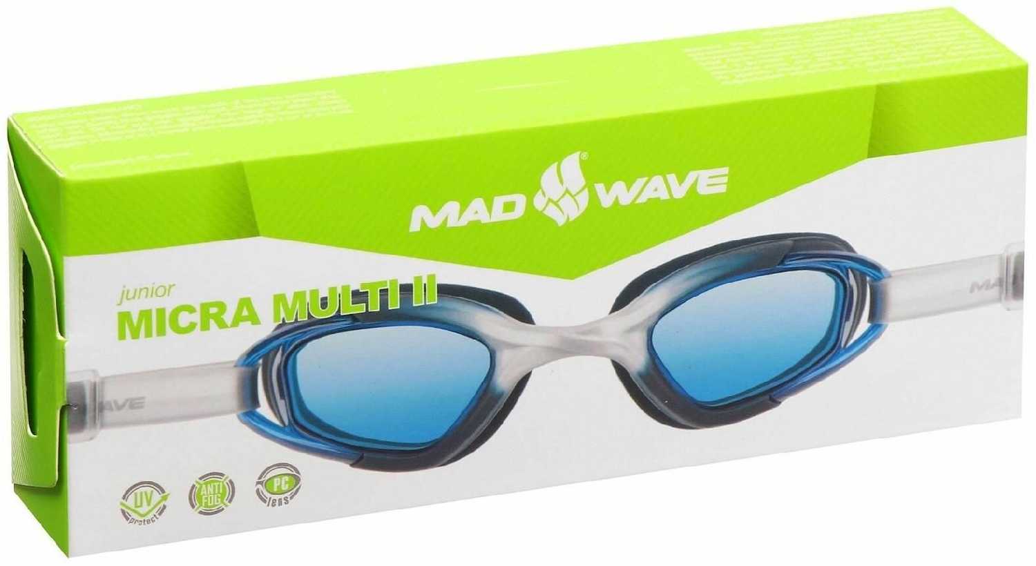 Очки для плавания MAD WAVE Junior Micra Multi II фотография 9