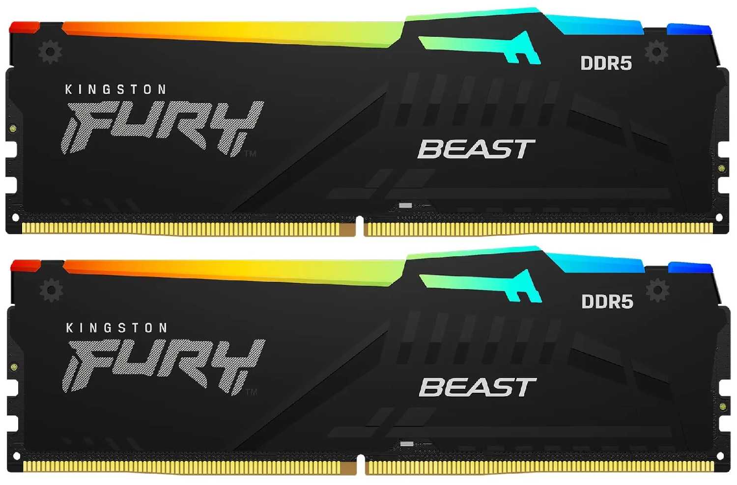 Оперативная память Kingston FURY Beast RGB DDR5 DIMM (KF560C40BBAK2/16) фотография 1