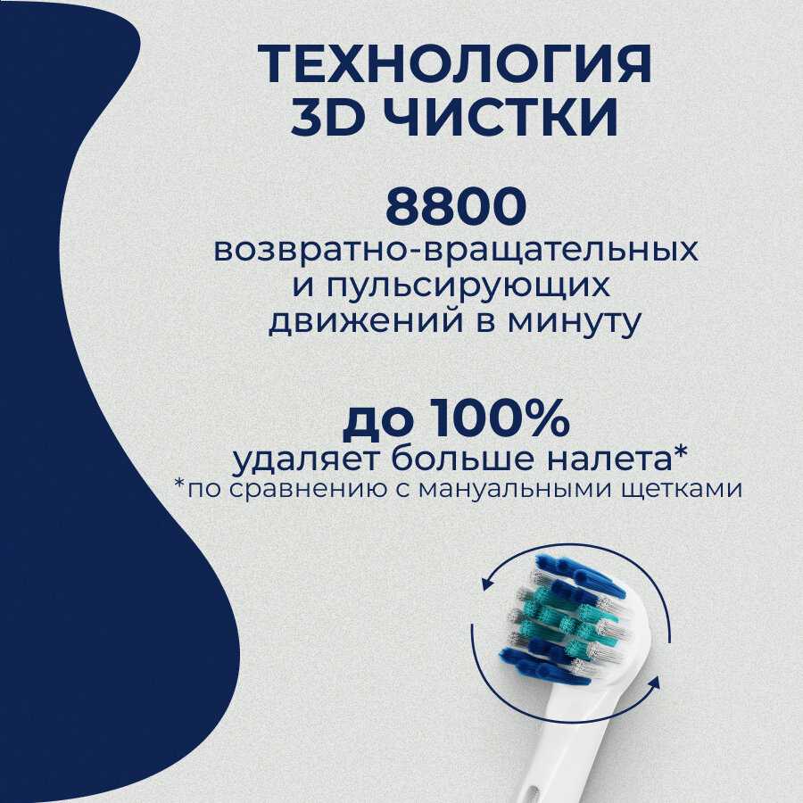 Электрическая зубная щетка взрослая комплект: футляр для щетки, сменные насадки, подставка, зарядная станция фотография 6