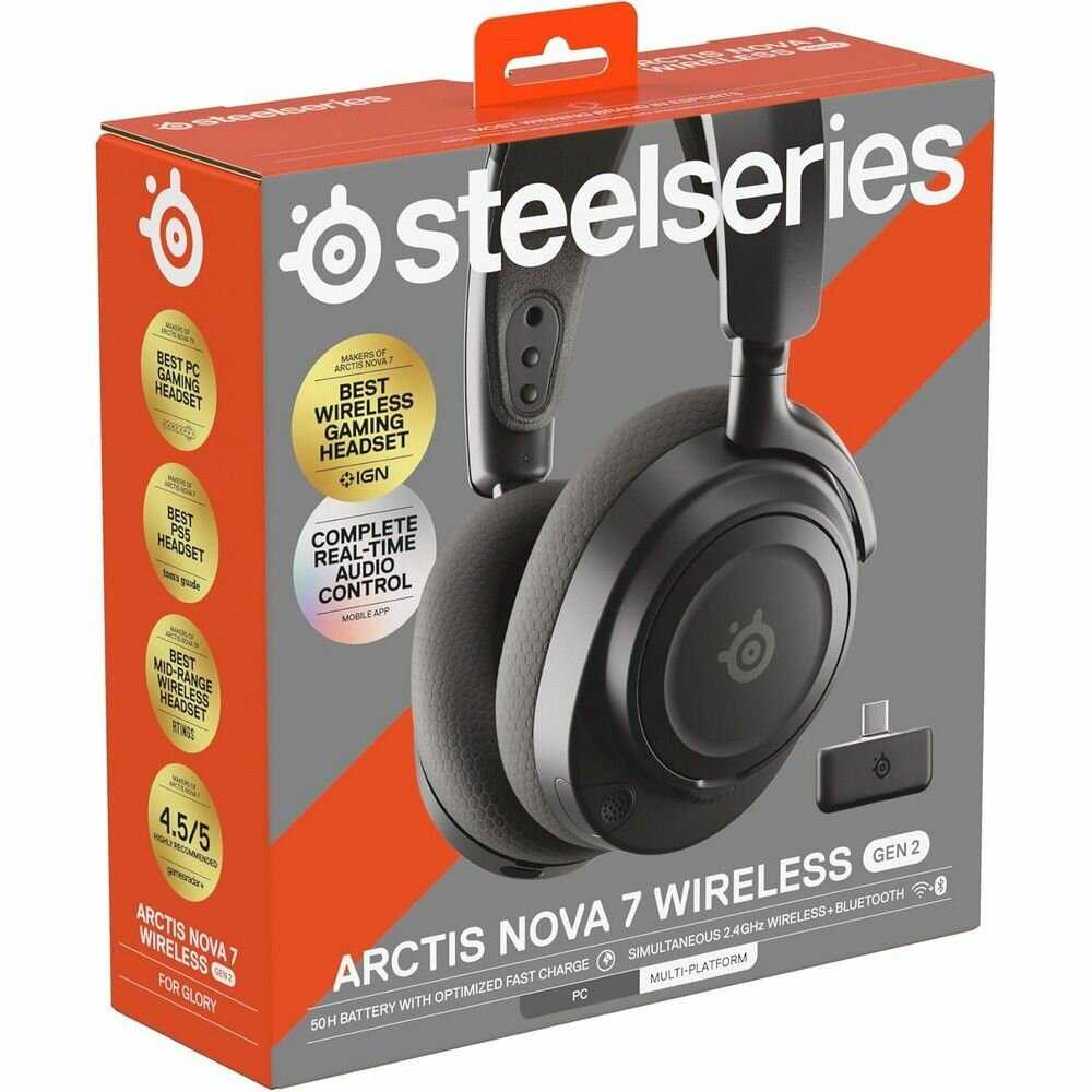 Игровая гарнитура SteelSeries Arctis Nova 7 Wireless Gen 2 фотография 8