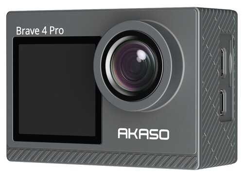 Экшн-камера AKASO BRAVE 4 PRO, 20МП, 3840x2160 фотография 2