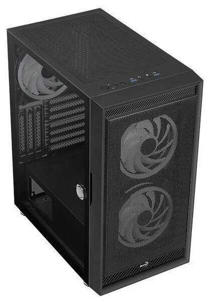 Корпус ATX Aerocool Graphite-G-BK-v2 Без БП чёрный фотография 12